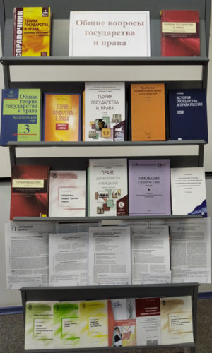 Книжная выставка «Общие вопросы государства и права»